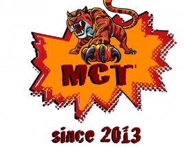 Das dynamisch-aggressive Logo der Tigers verdeutlicht dem Betrachter: