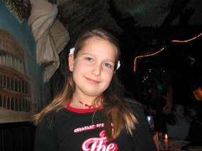 Pizzaessen der Klasse 5a