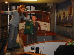 Die Klasse 5b im Museum am Fachtag 2005