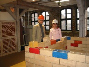 Die Klasse 5b im Museum am Fachtag 2005