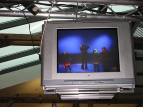 Die Klasse 5b im Museum am Fachtag 2005