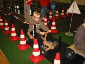 Die Klasse 5b im Museum am Fachtag 2005