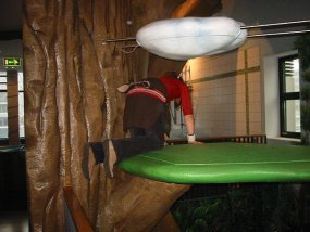 Die Klasse 5b im Museum am Fachtag 2005