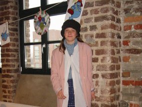 Die Klasse 5b im Museum am Fachtag 2005