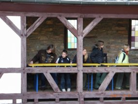 Die 5b auf Klassenfahrt zur Burg Bischofstein