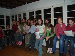 Die 5b auf Klassenfahrt zur Burg Bischofstein