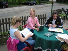 Klassenfahrt der 6a zur Burg Bischofsetin