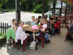 Klassenfahrt der 6a zur Burg Bischofsetin