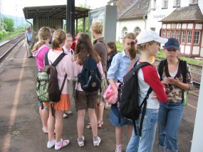 Klassenfahrt der 6a zur Burg Bischofsetin