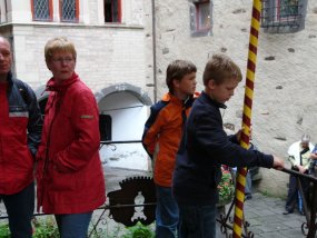 Klassenfahrt der 6a zur Burg Bischofstein