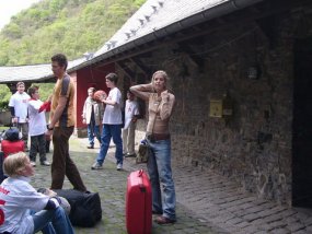 Klassenfahrt der 6c zur Burg Bischofstein