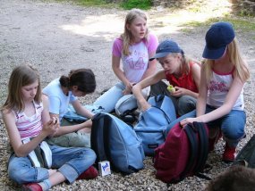 Klassenfahrt der 6c zur Burg Bischofstein