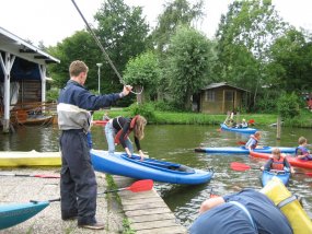 Klassenfahrt der 9a und 9c in die Wassersportjugendherberge Heeg